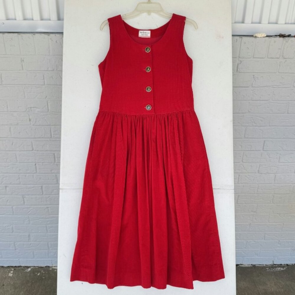Vintage Handmade Corduroy Dress Women's XS